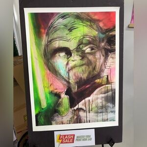Master Yoda print now $40 originally $65